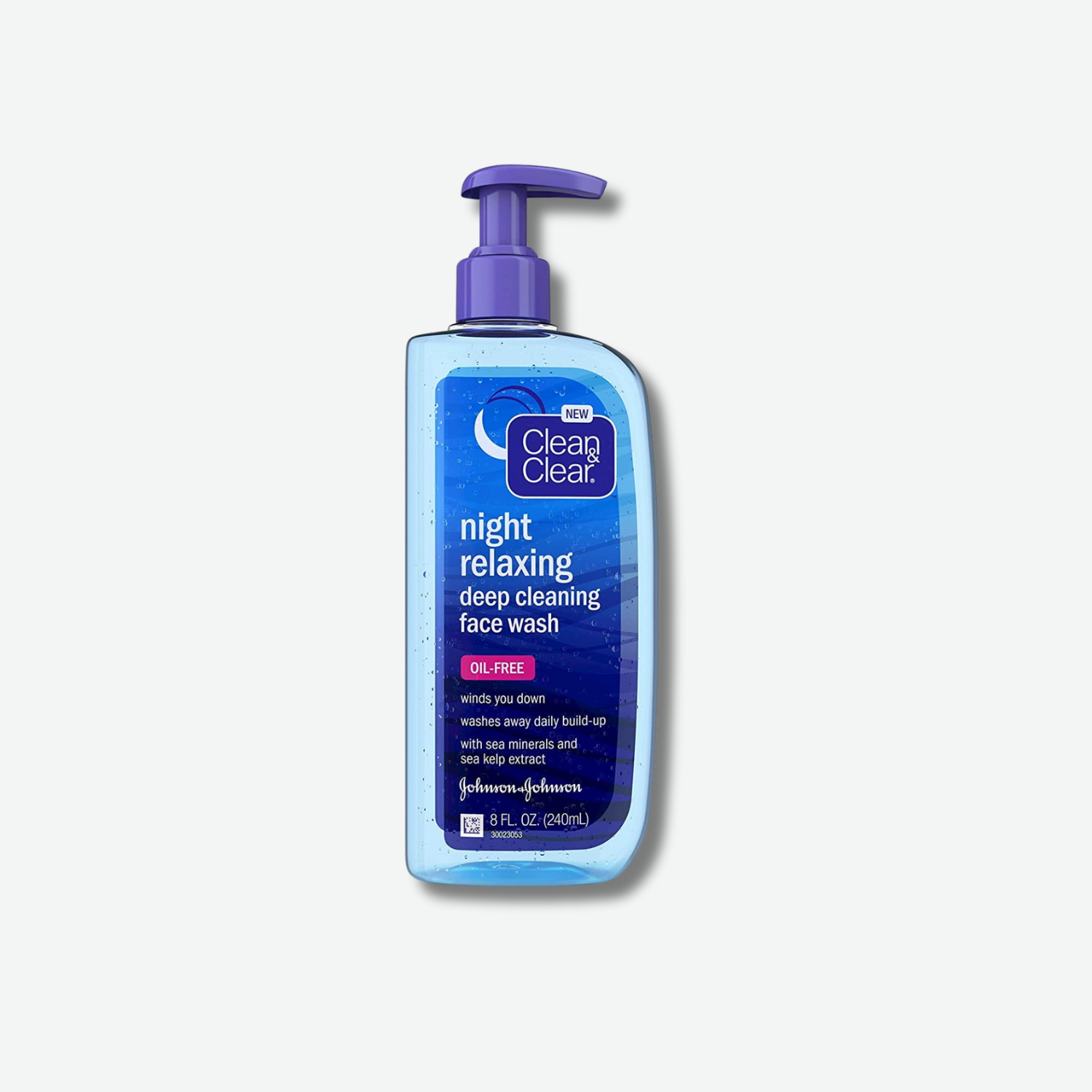Clean & Clear Night Relaxing Deep Cleaning Face Wash 8oz