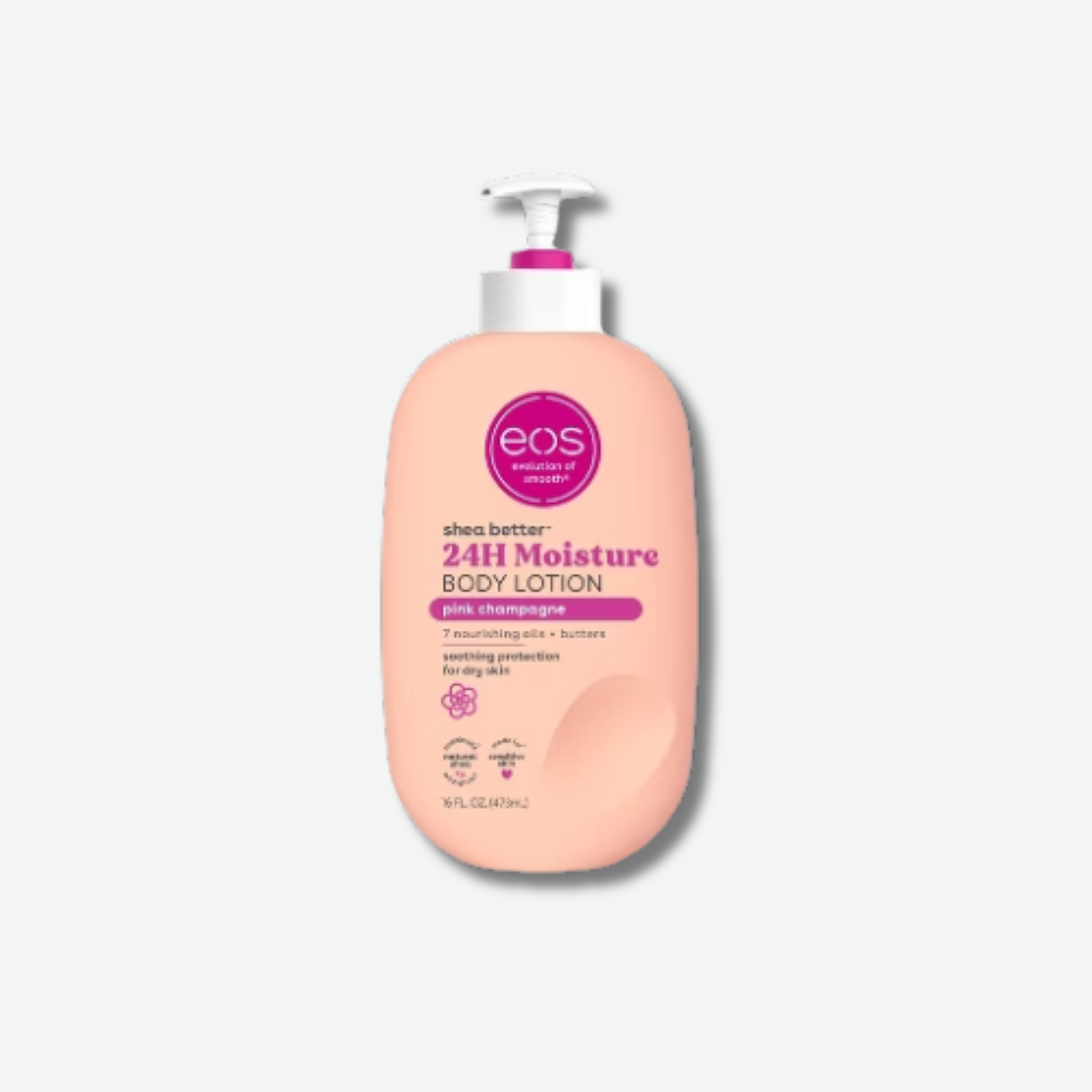 EOS 24H Moisture Body Lotion – Pink Champagne (16 fl oz)