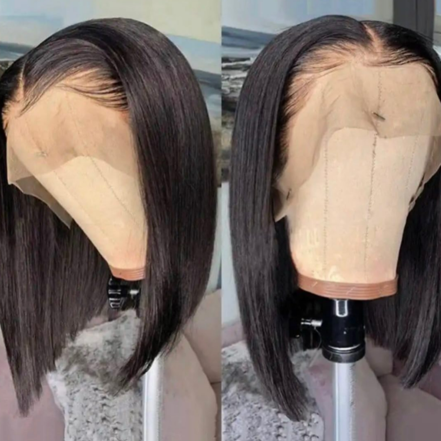 12” Straight Bob Lace Front Wig