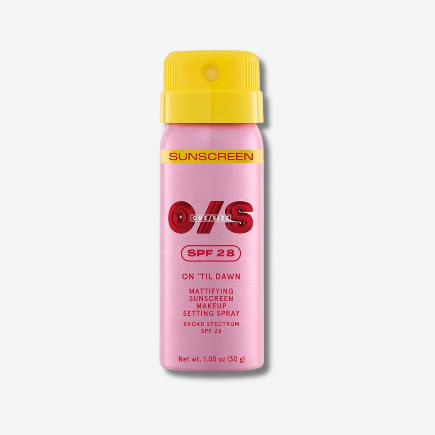 One Size Mattifying Sunscreen Makeup Setting Spray SPF 28
