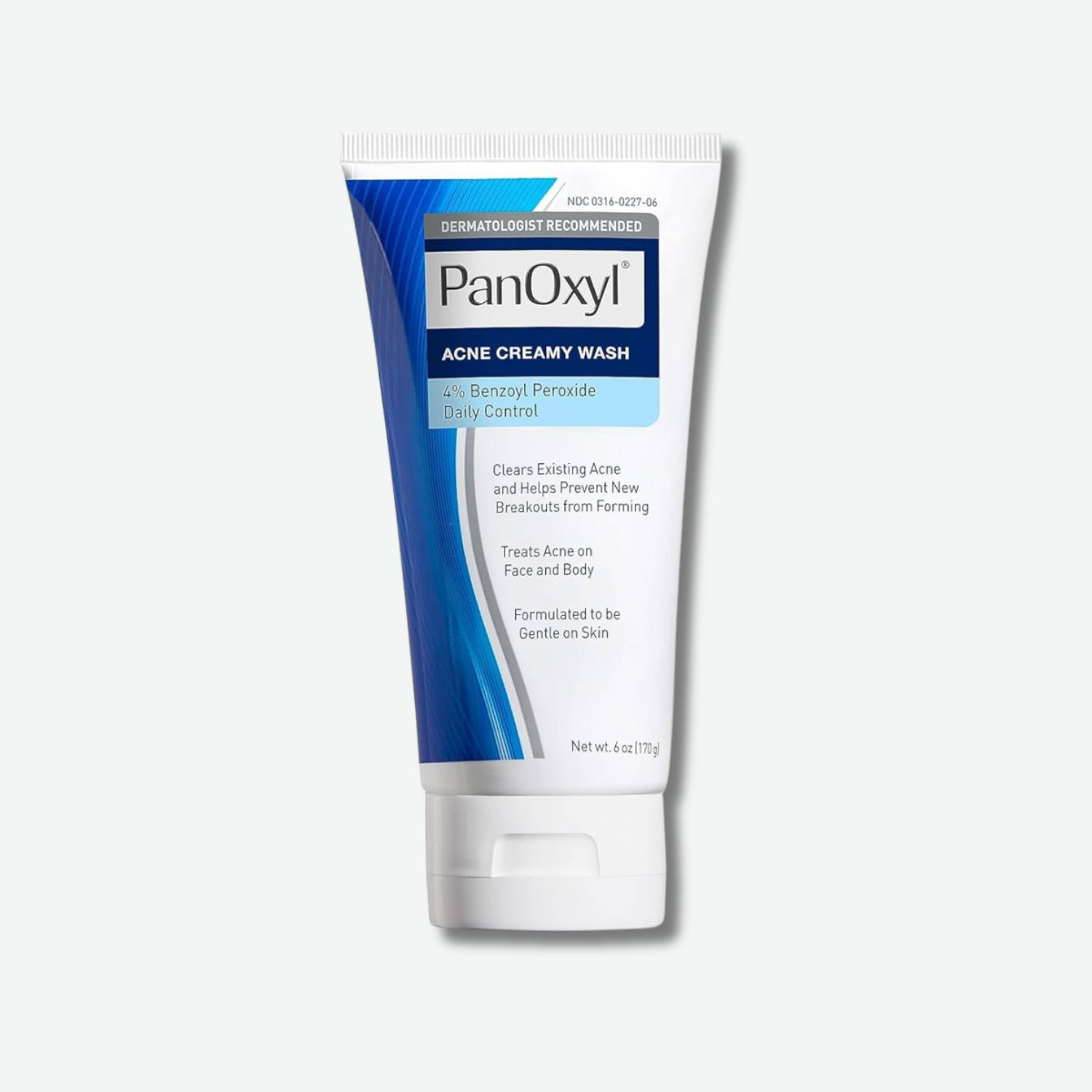 PanOxyl 4% Benzoyl Peroxide Creamy Facial Wash – 6oz