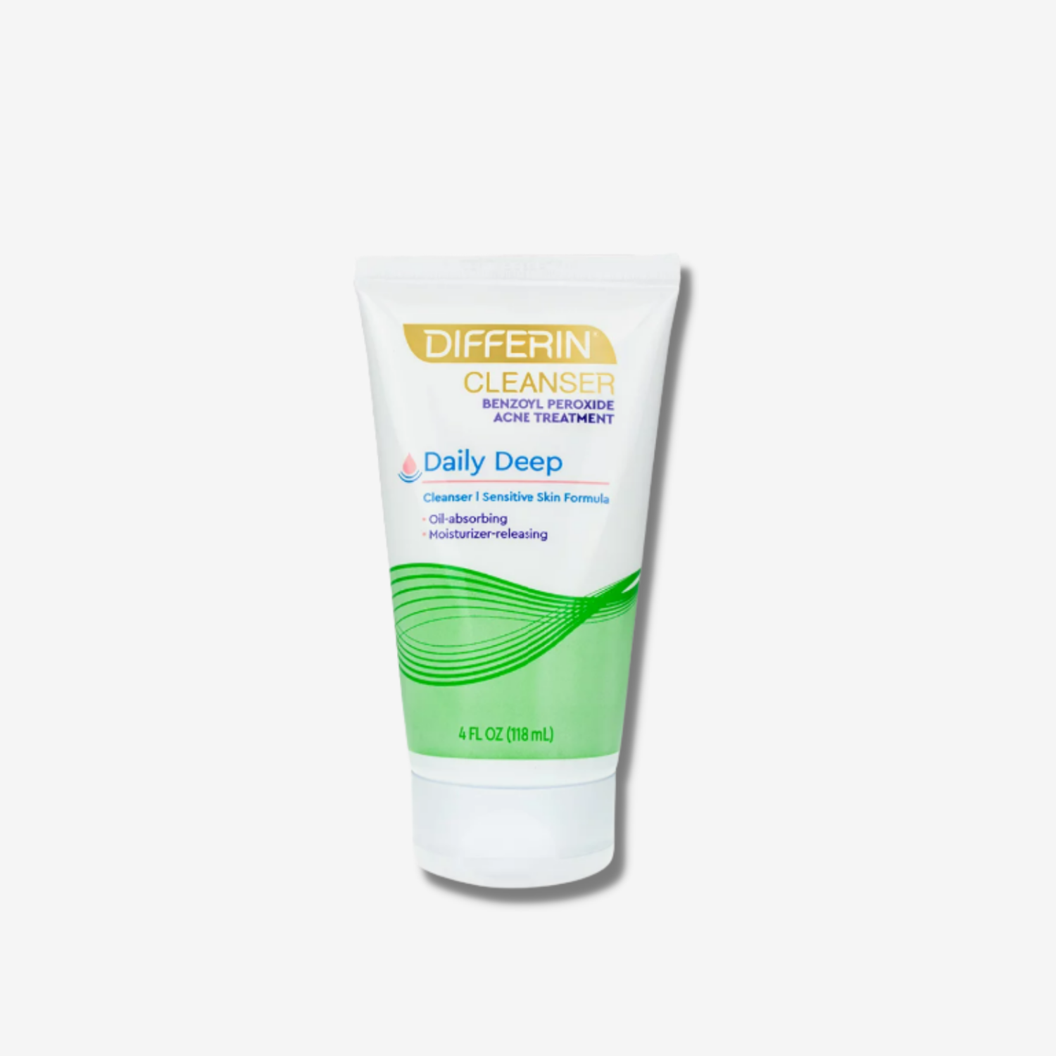 Differin Cleanser Daily Deep Cleanser 5% Benzoyl Peroxide 4oz